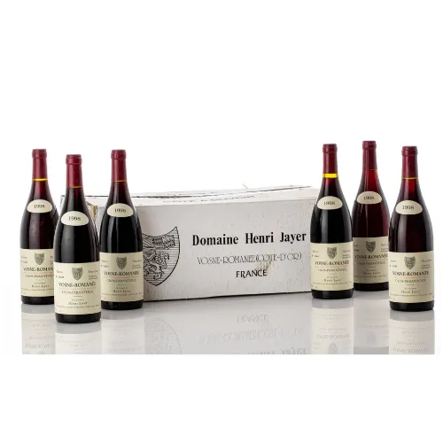 Henri Jayer Vosne Romanee Cros Parantoux 1998 12-Pk OCC 750mL (Never Opened)