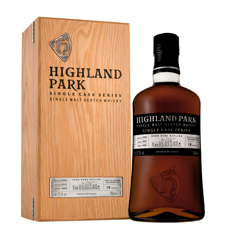 Highland Park 18 Year Single Cask# 4089 700mL Hong Kong Skyline