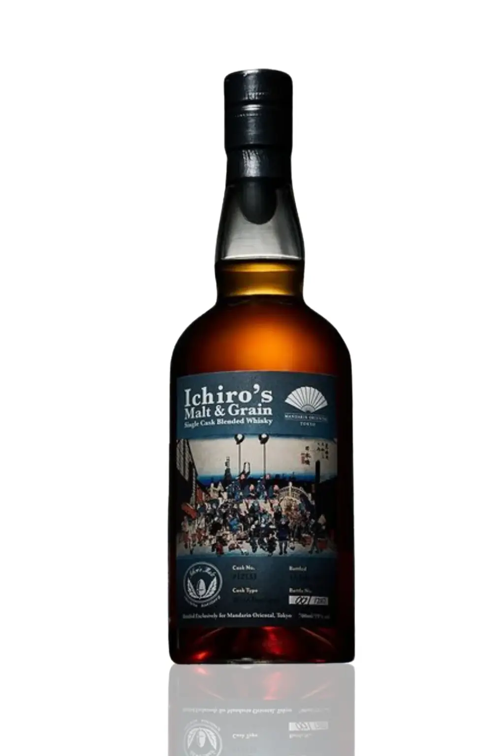 Ichiro's Malt & Grain Exclusively Bottled for Mandarin Oriental Tokyo 2021 Cask # 12133 700mL
