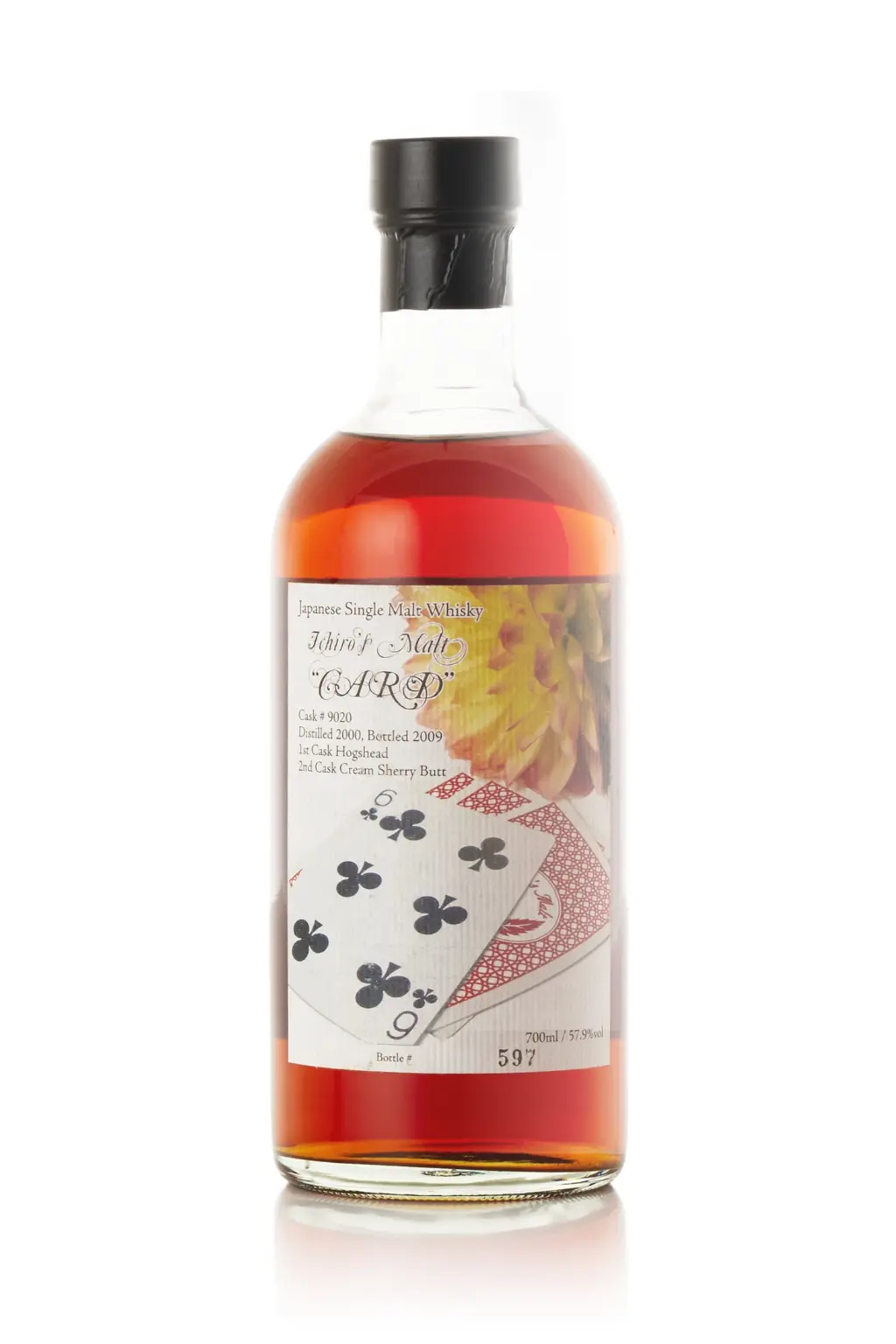 Ichiro's Malt Hanyu 6 of Clubs Card 700mL