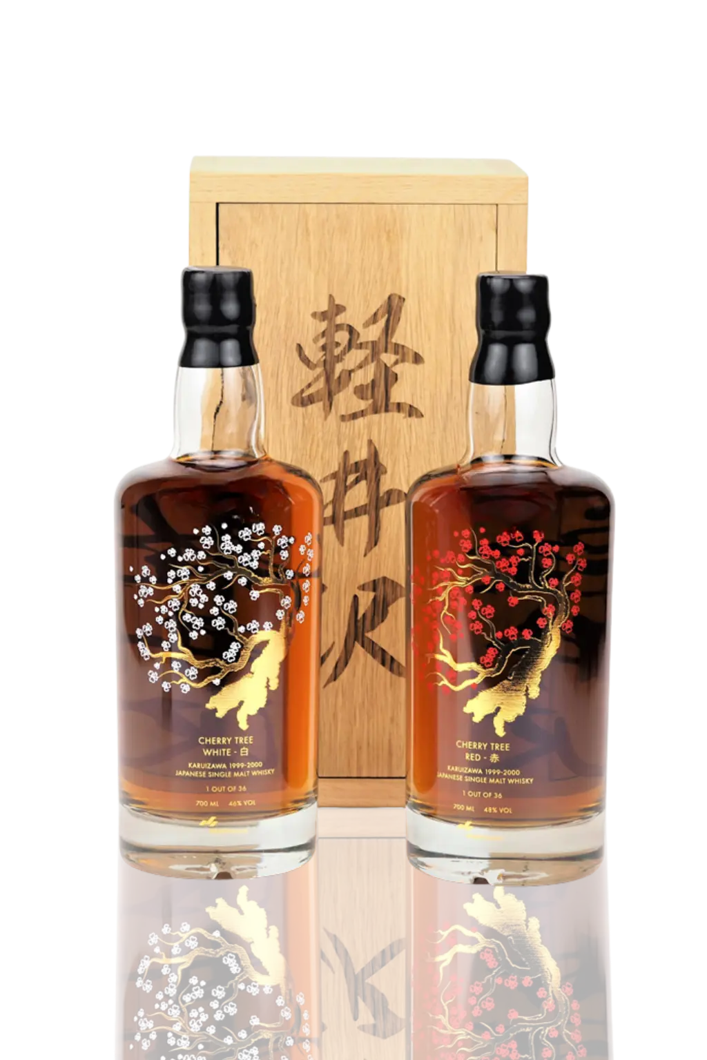 Karuizawa 1999-2000 Cherry Tree Set of 2 bottles 700mL (Red & White Edition)