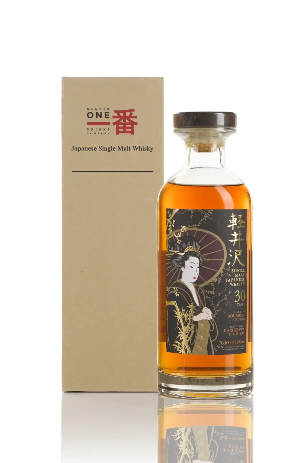 Karuizawa 30 Year Geisha Label Bourbon Cask # 8606 700mL