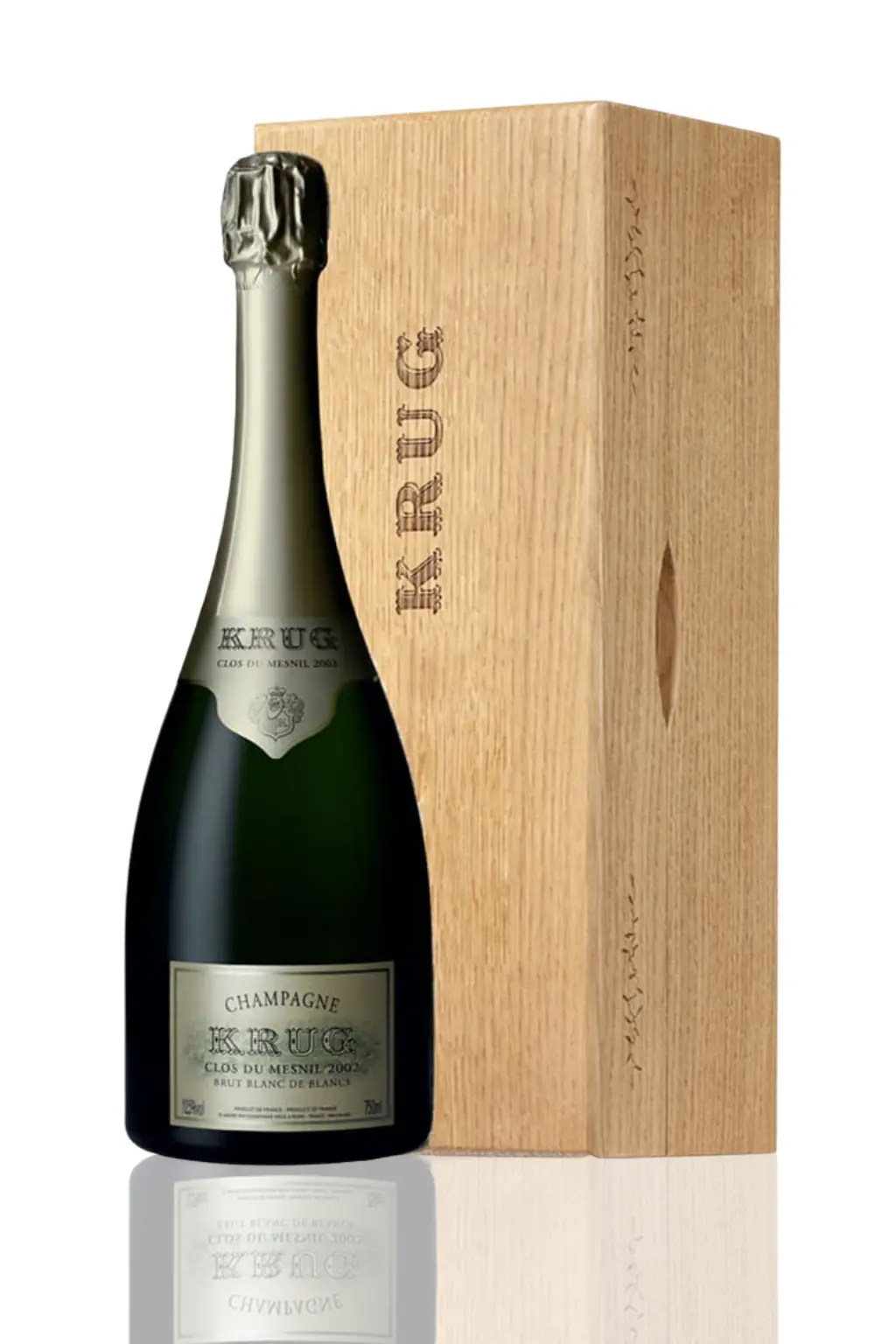 Krug Clos du Mesnil 2002 750mL with Gift Box