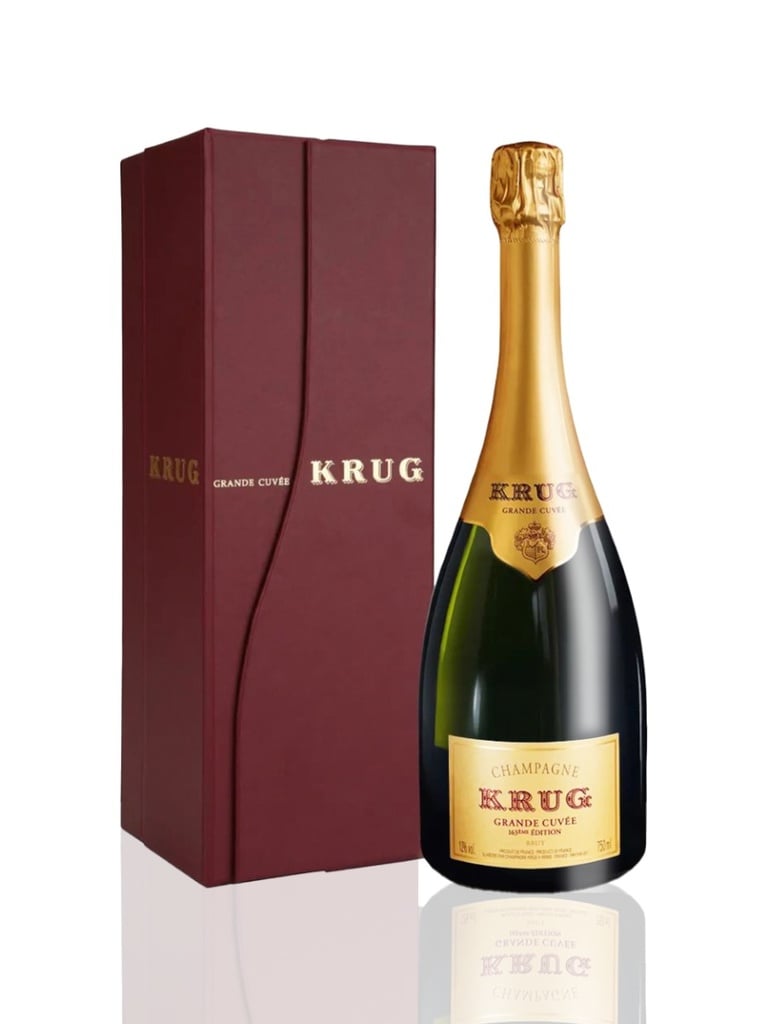 Krug Grande Cuvee 163 750mL with Gift Box