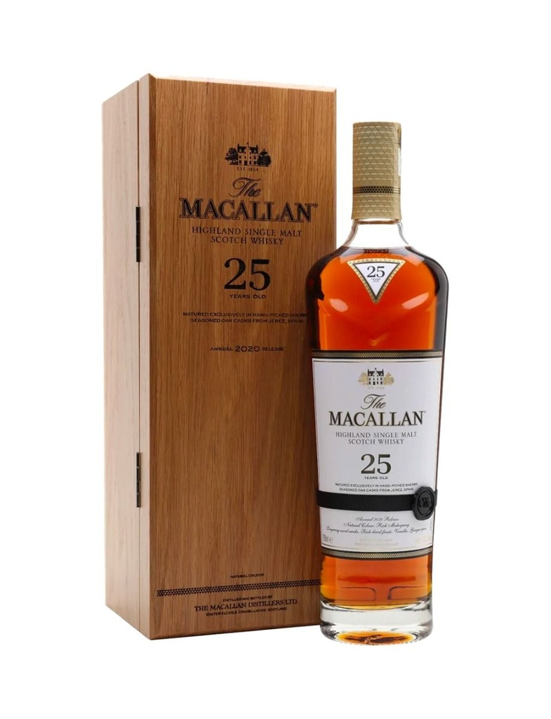 Macallan 25 Year Sherry Oak 2020 750mL