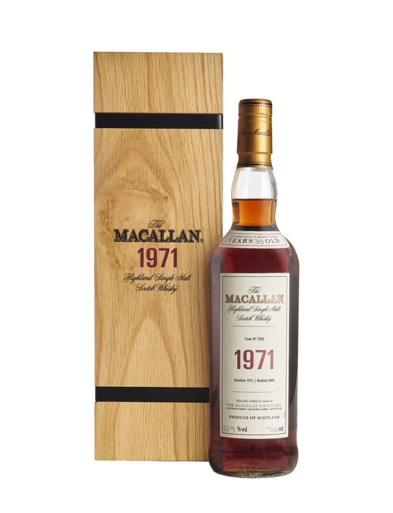 Macallan Fine and Rare 1971 700mL Cask # 7556