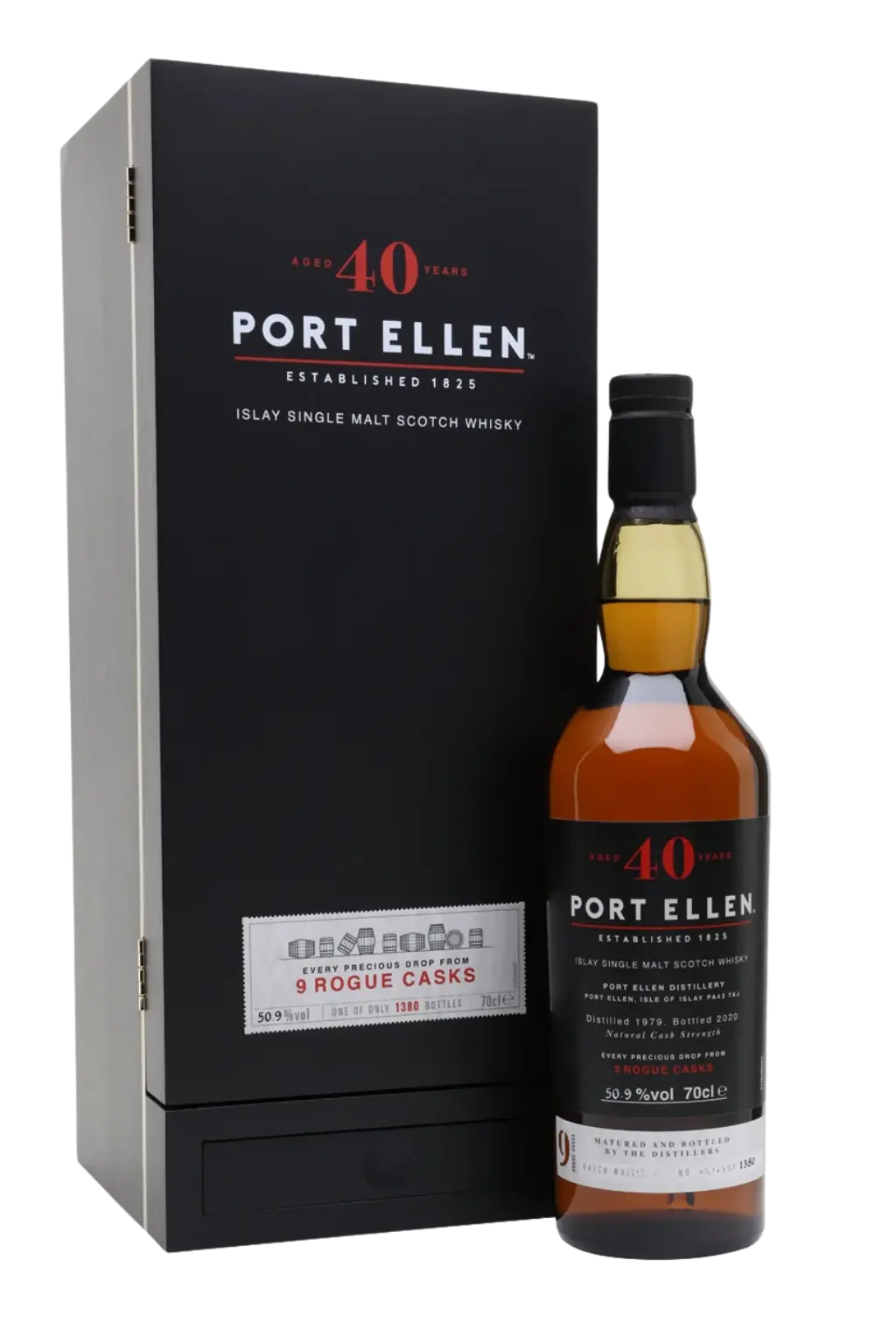 Port Ellen 9 Rogue Casks 40 Year 700mL