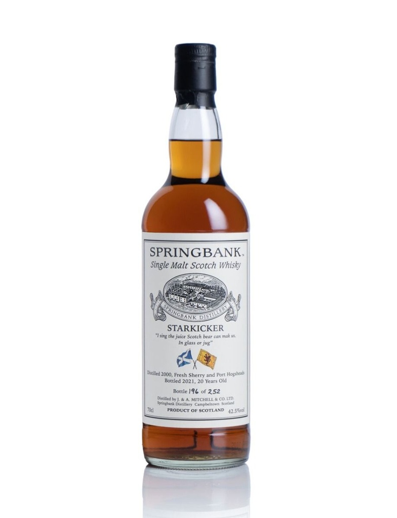Springbank 20 Year "Starkicker" Private bottling 2000 700mL