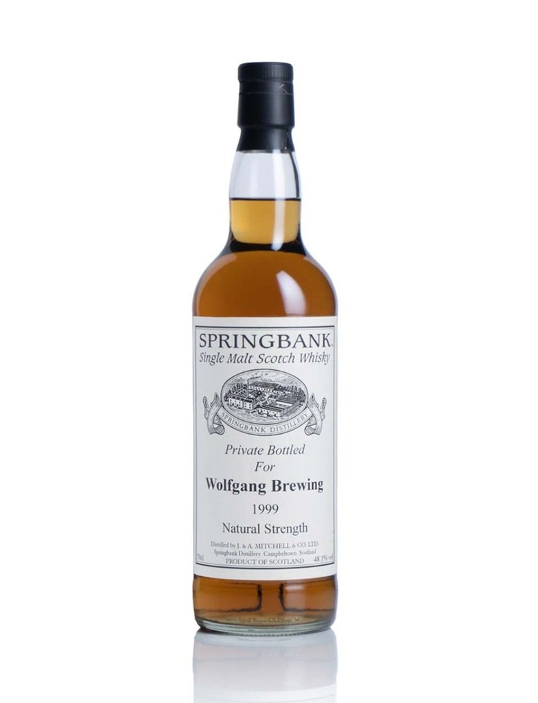 Springbank Private Cask Wolfgang Brewing 1999 700mL