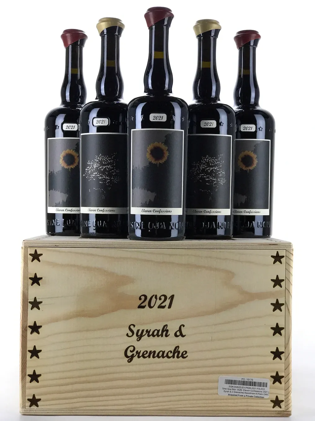 SQN Eleven Confessions 2021 6-Pk OWC 750mL (Syrah x 3 & Grenache x 3)