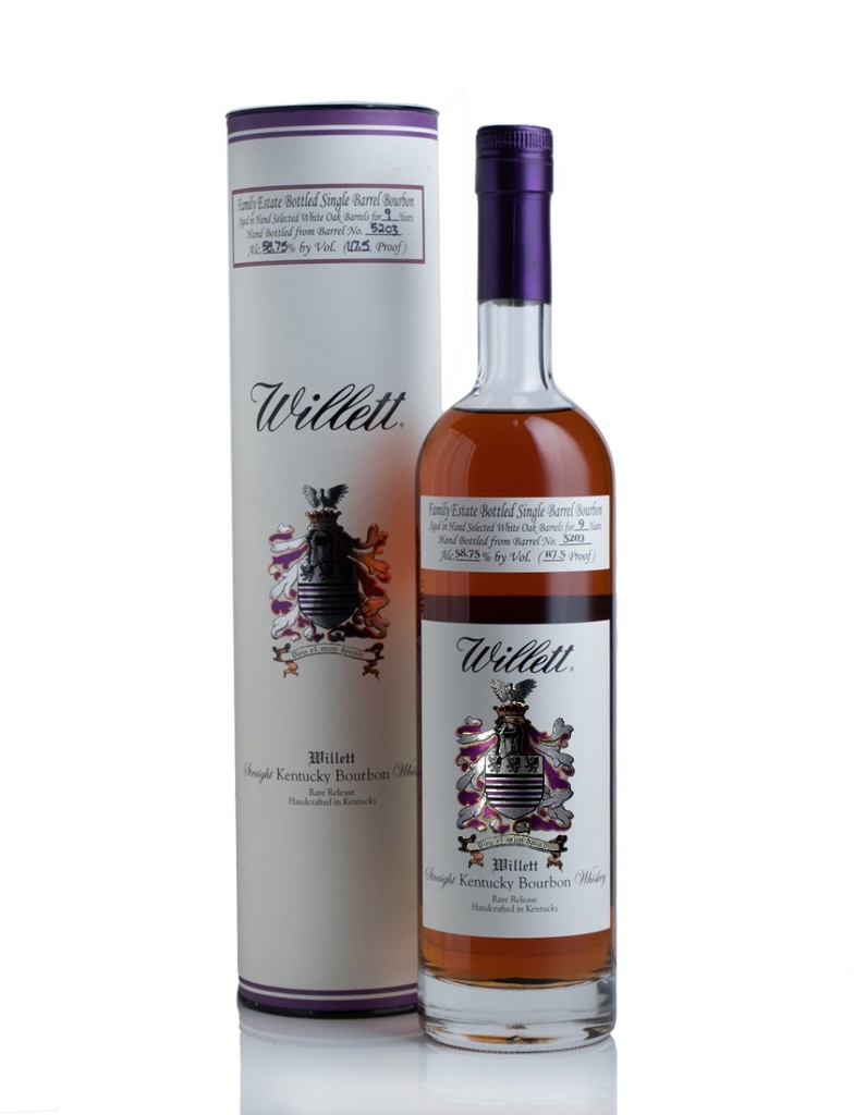 Willett Single Barrel 9 Year Barrel # 5203 117.5 Proof 750mL