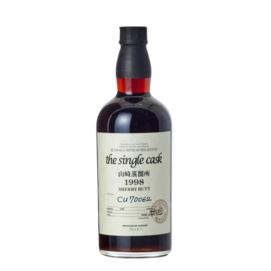 Yamazaki The Single Cask #CU70062 JR Osaka Mitsukoshi Isetan 1998 700mL