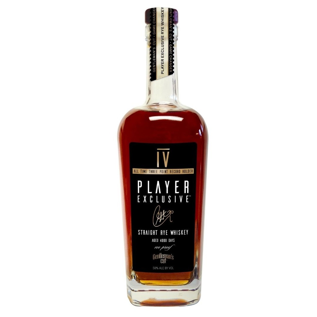 Gentleman's Cut Bourbon Player Exclusive IV Straight Rye 750mL
