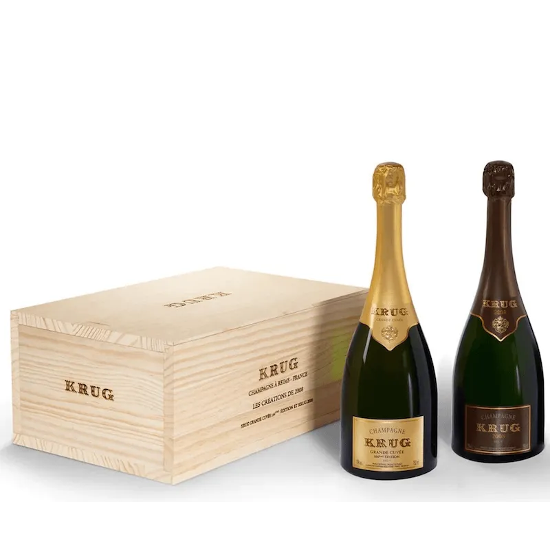 Krug Les Creations 2013 & 169 2-Pk 750mL with Gift Box