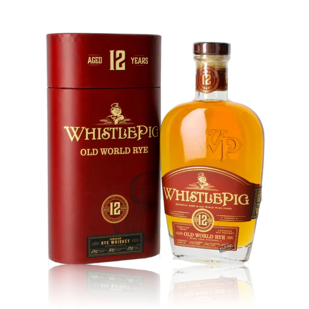 Whistlepig 12 Year Wine Cask Finish 700mL with Gift Box