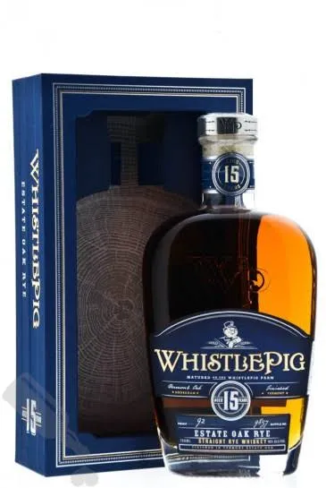 Whistlepig 15 Year Estate Oak Rye 700mL with Gift Box