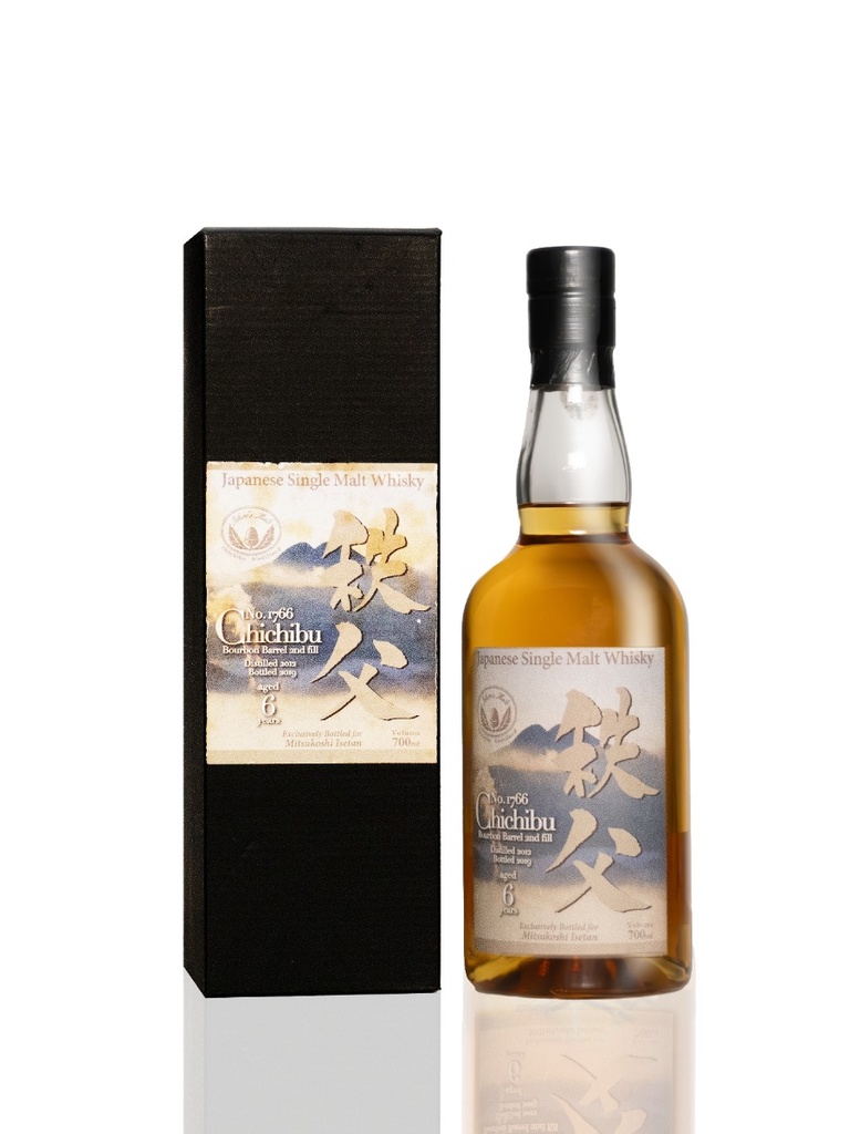 Chichibu 6 Year Bourbon Barrel 2nd fill Cask #1766 Miisukoshi Isetan 2012 700mL