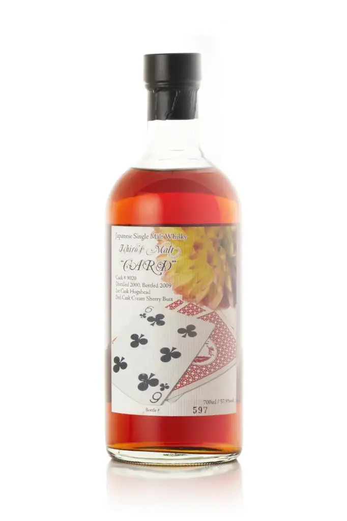 Ichiro's Malt Hanyu 6 of Clubs Card 700mL