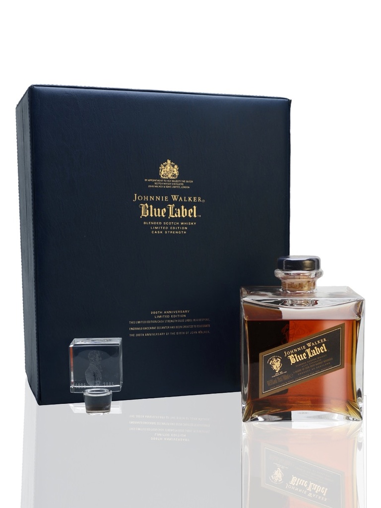 Johnnie Walker Blue Baccarat Anniversary Limited Edition 750mL w/case