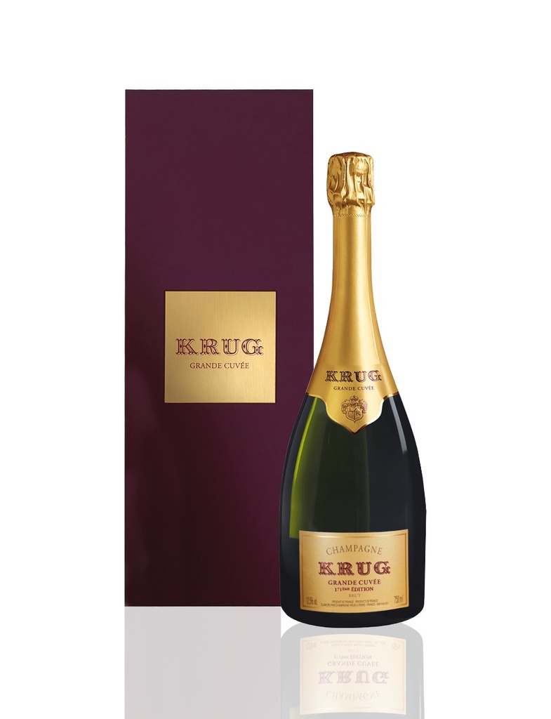 Krug Grande Cuvee 171 750mL with Gift Box