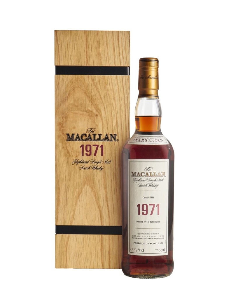 Macallan Fine and Rare 1971 700mL Cask #7556