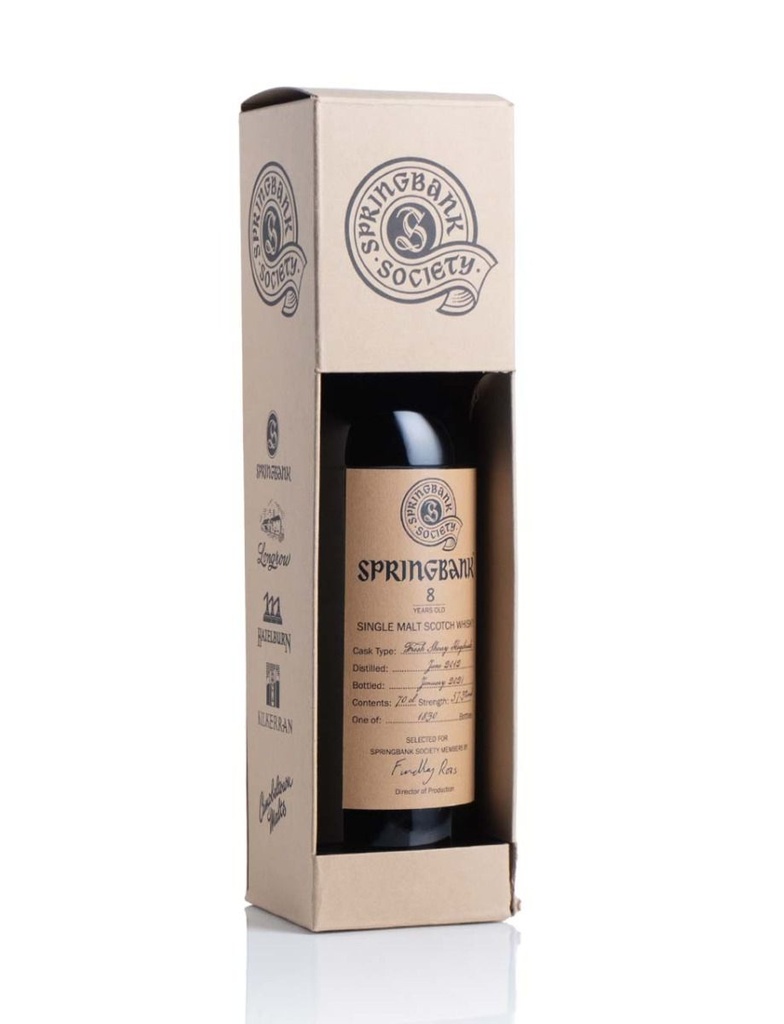 Springbank 8 Year Springbank Society 2012 700mL