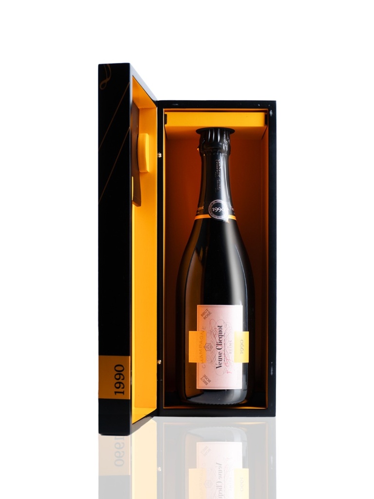 Veuve Clicquot Cave Privee Rose 1990 750mL with Gift Box