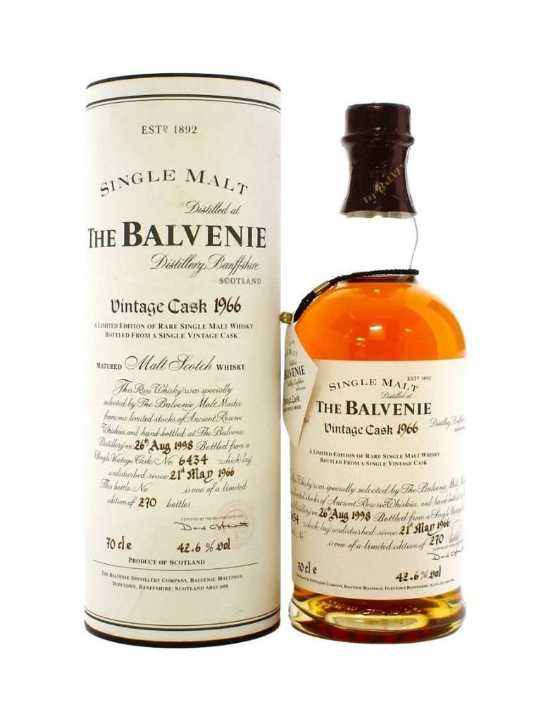 Balvenie 32 Year 1966 Vintage Cask # 6434 750mL