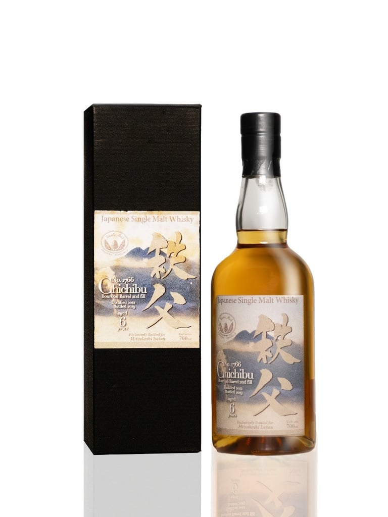 Chichibu 6 Year Bourbon Barrel 2nd fill Cask # 1766 Mitsukoshi Isetan 2012 700mL