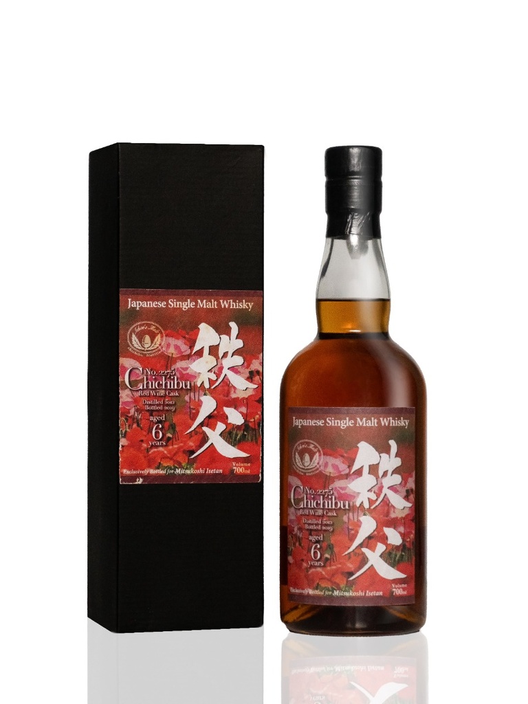 Chichibu 6 Year Red Wine Cask # 2275 Miisukoshi Isetan 2012 700mL