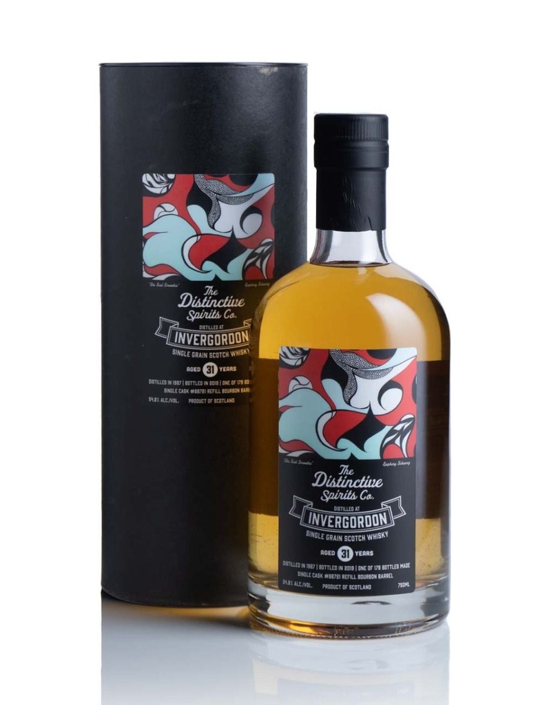 Distinctive Spirits Company Invergordon 31 Year Single Cask 1987 Cask # 88721 750mL