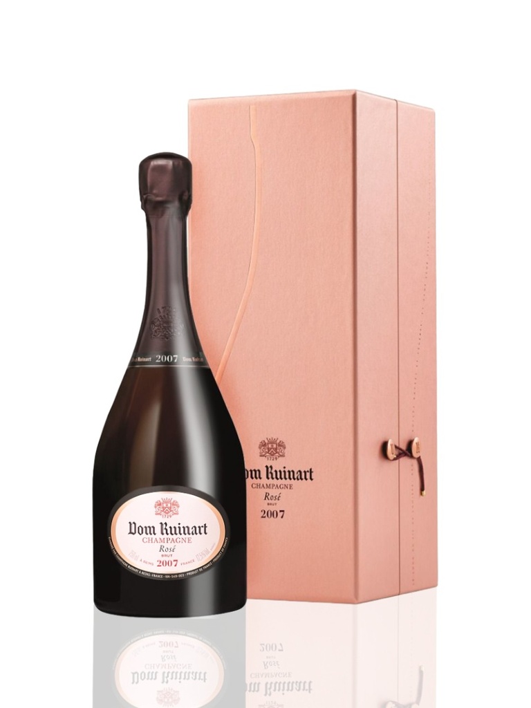 Dom Ruinart Rose 2007 750mL with Gift Box