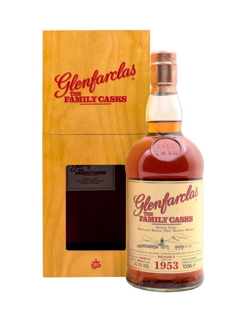 Glenfarclas Family Cask 1953 Cask # 1675 700mL